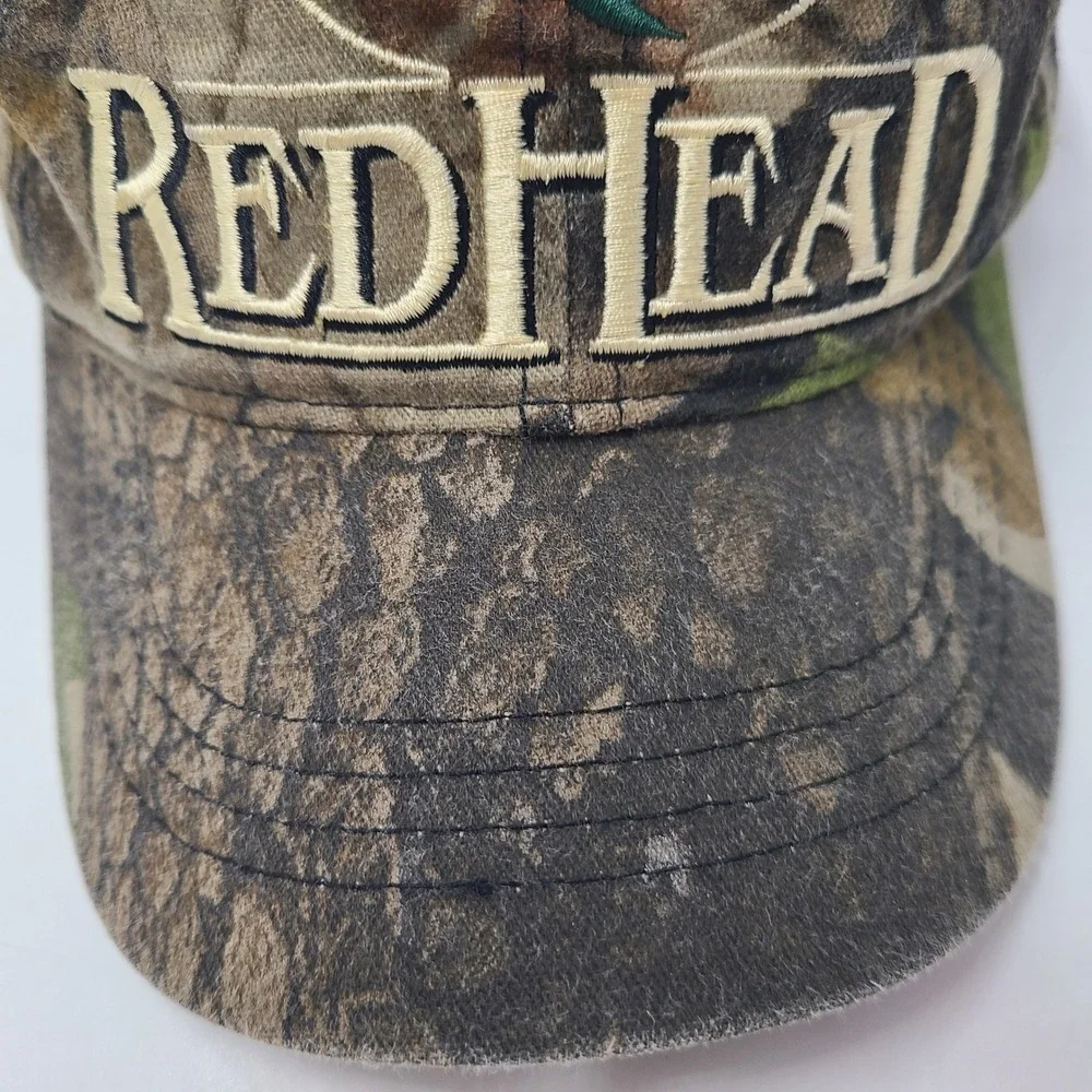 Youth RedHead Hat Snapback Brown Green Camo Hunting Fishing Outdoors Logo Casual